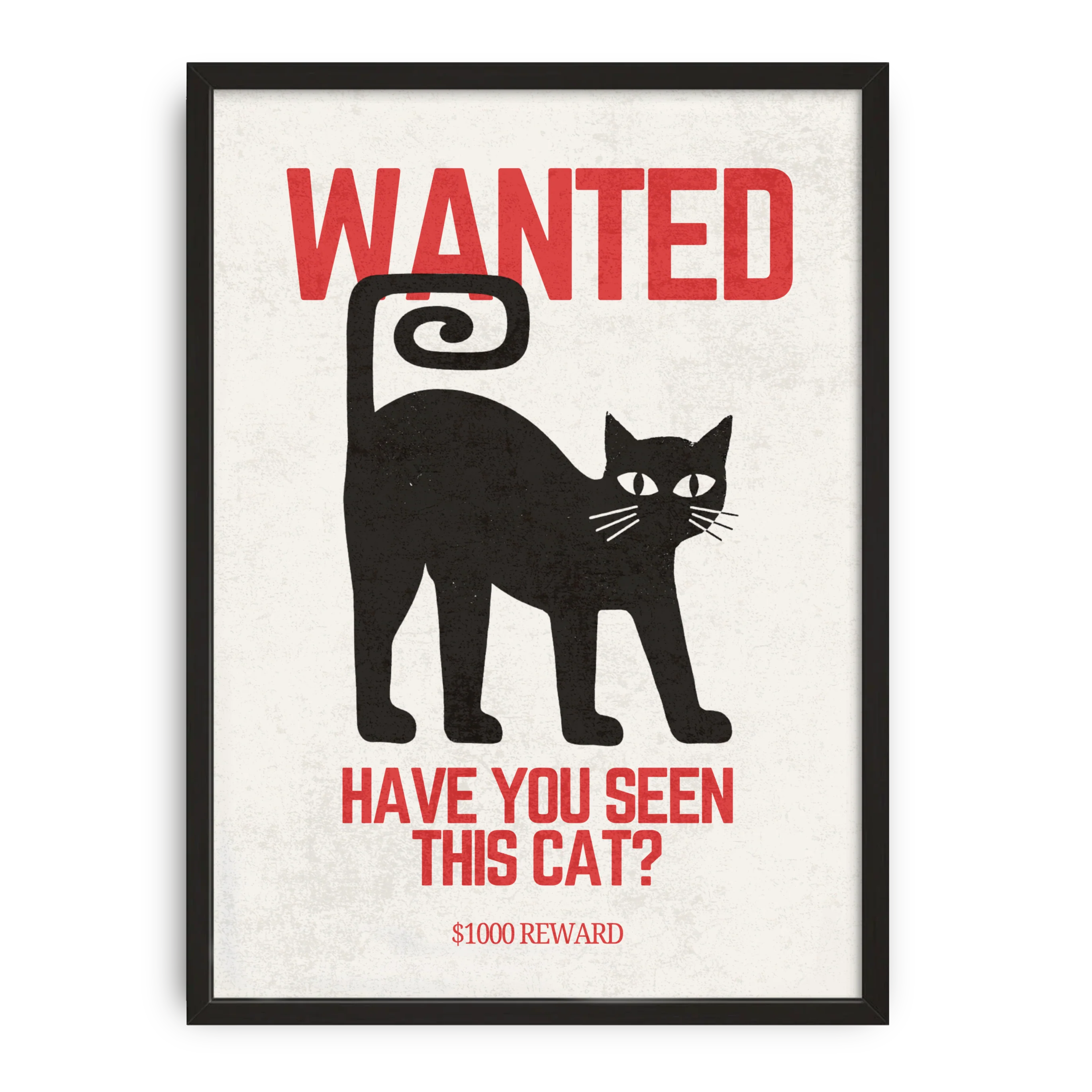 Wanted Cat Poster